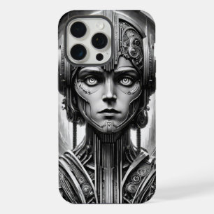 Homenaje a Lang Metropolis. Mujer retro futurista 