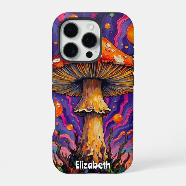 Funda Para iPhone Hongo de Orbe Flotante (Reverso )