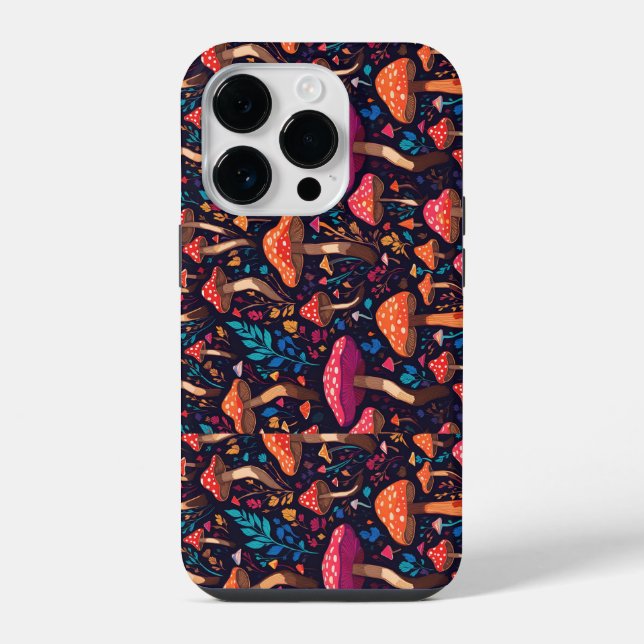 Funda Para iPhone Hongo Psicodélico (Reverso )