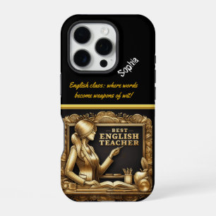 Funda Para iPhone 16 Pro Honrar la excelencia de la enseñanza del inglés
