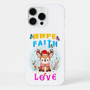 Funda Para iPhone 16 Pro Max Hope Faith Love
