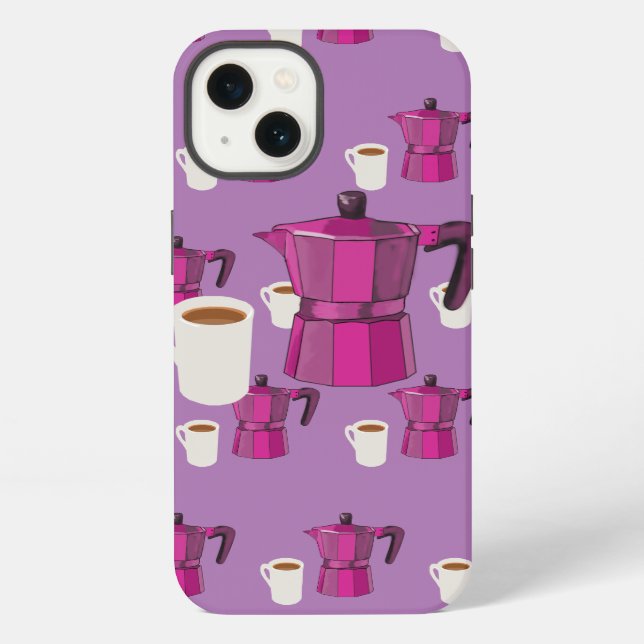 Funda Para iPhone Hora del café (Reverso )
