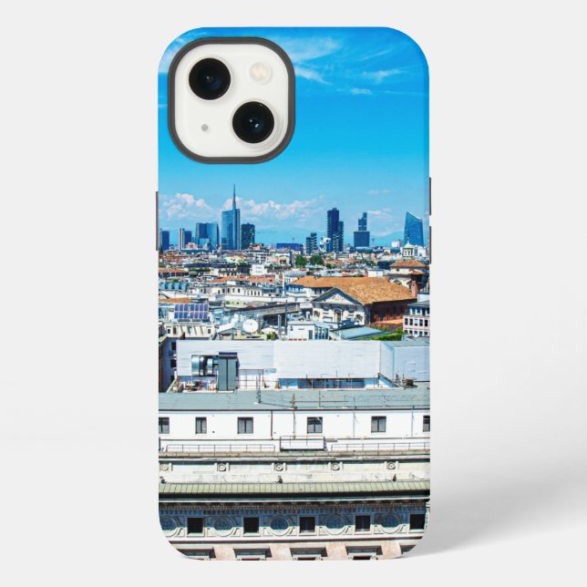 Funda Para iPhone horizonte de Milán (Reverso )