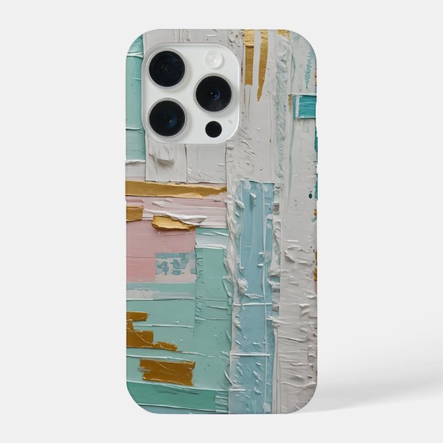 Funda Para iPhone Horizonte Pastel Impasto (Reverso )