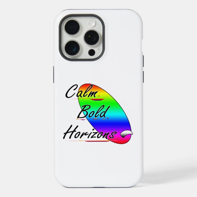 Funda Para iPhone Horizontes audaces y tranquilos de surf (Reverso )