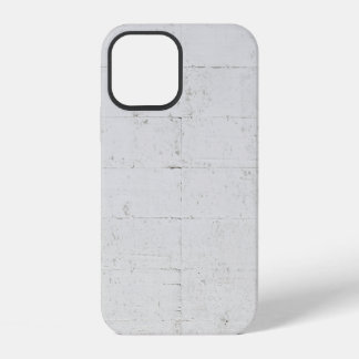 Funda Para iPhone 12 Hormigón de hormigón pintado de blanco