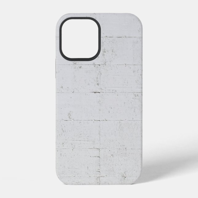 Funda Para iPhone Hormigón de hormigón pintado de blanco (Reverso )
