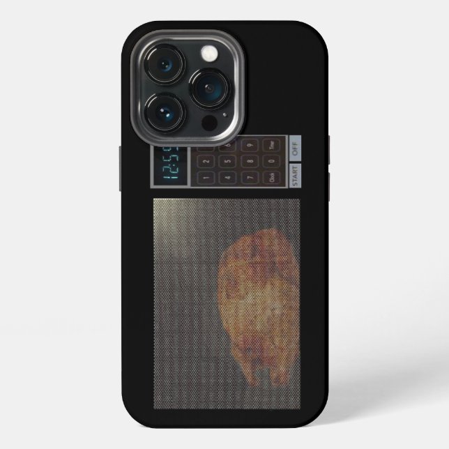 Funda Para iPhone Horno Microondas  (Reverso )