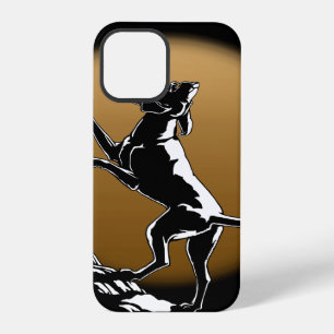 Funda Para iPhone 12 Pro Hound Dog iPhone Caso cazando perro Funda móvil