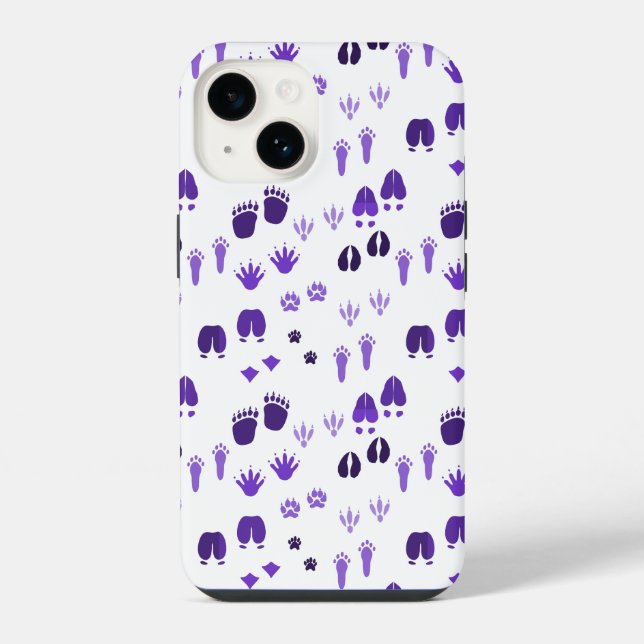 Funda Para iPhone Huellas de Invierno (Reverso )