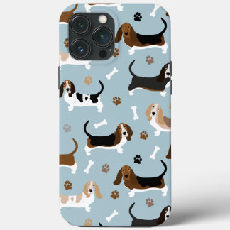 Funda Para iPhone 13 Pro Max Huesos y patas de perro de los alrededores