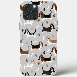Funda Para iPhone 13 Pro Max Huesos y patas de perro de los alrededores