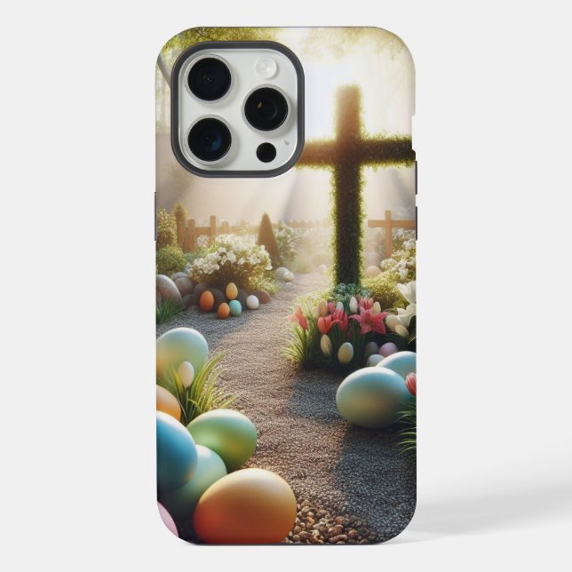Funda Para iPhone Huevo cruzado/de Pascua/Lilly (Reverso )