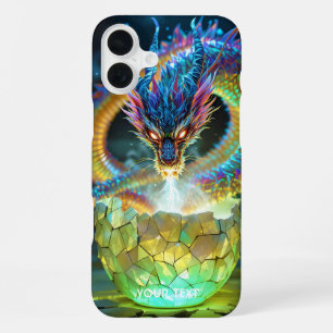 Funda Para iPhone 16 Plus Huevo de dragón verde fantástico lindo