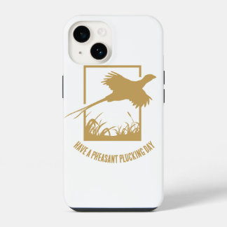 Funda Para iPhone 14 Humor Antiguo Faisán Dorado Caza