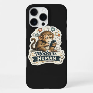 Funda Para iPhone 16 Pro Max Humor Monstruo Humano Mono Teléfono Inteligente Re