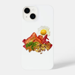 Funda Para iPhone 14 Humorístico Ketchup se fue de cuatchin a Bacon