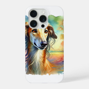 Hungarian Greyhound 190924AREF117 - Watercolor