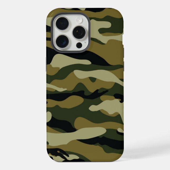 Funda Para iPhone Hunter Green Camo (Reverso )