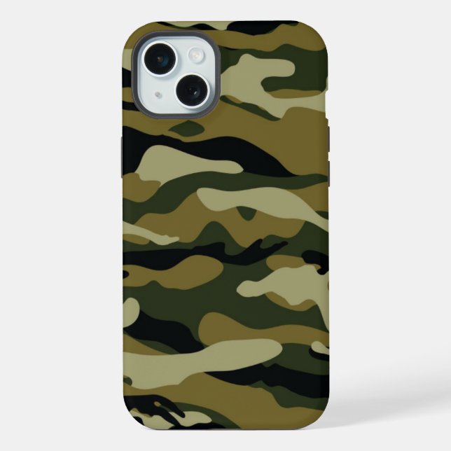 Funda Para iPhone Hunter Green Camo (Reverso )