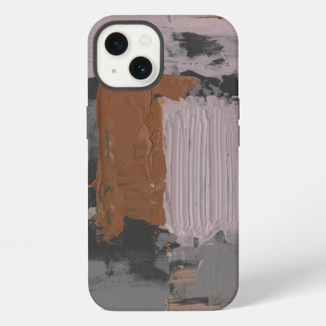 Funda Para iPhone I Abstracto con Impasto (Reverso )