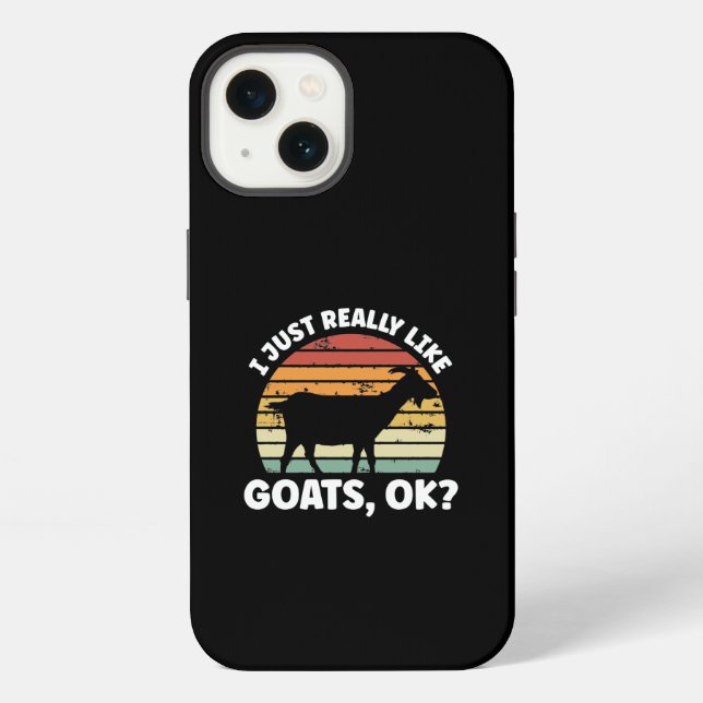 Funda Para iPhone I just really like goats (Reverso )