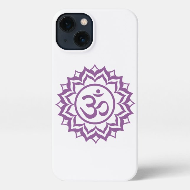 Funda Para iPhone I Phone Case Violet Crown Chakra (Reverso )