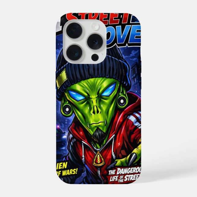 Funda Para iPhone I Street Love – Urban Alien Comic Cover Art (Reverso )