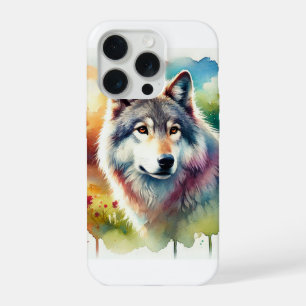 Iberian wolf 060824AREF145 - Watercolor