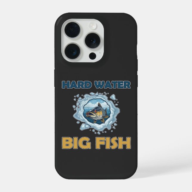 Funda Para iPhone Ice Fishing For Walleye Hard Water Big Fish Gift (Reverso )