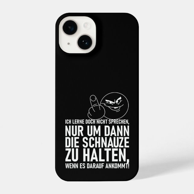 FUNDA PARA iPhone ICH LERNE DOCH NICHT SPRECHEN (Reverso )