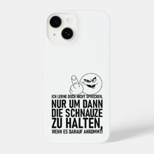 FUNDA PARA iPhone 14 ICH LERNE DOCH NICHT SPRECHEN