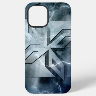 Funda Para iPhone 12 Pro Max Icono de estrella ninja Art Deco, superposición de