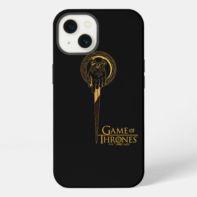 Funda Para iPhone Icono de la Mano del Rey (Reverso )