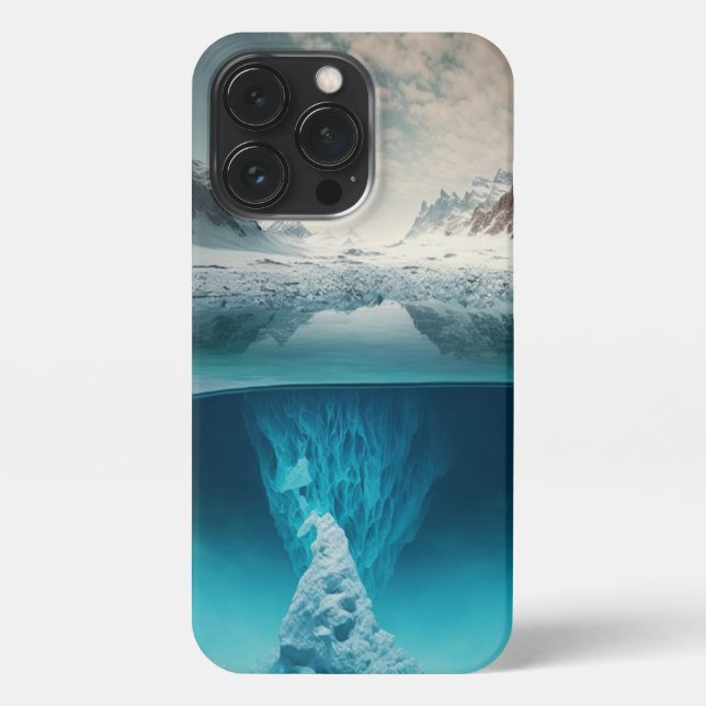 Funda Para iPhone Icy Mountain View (Reverso)