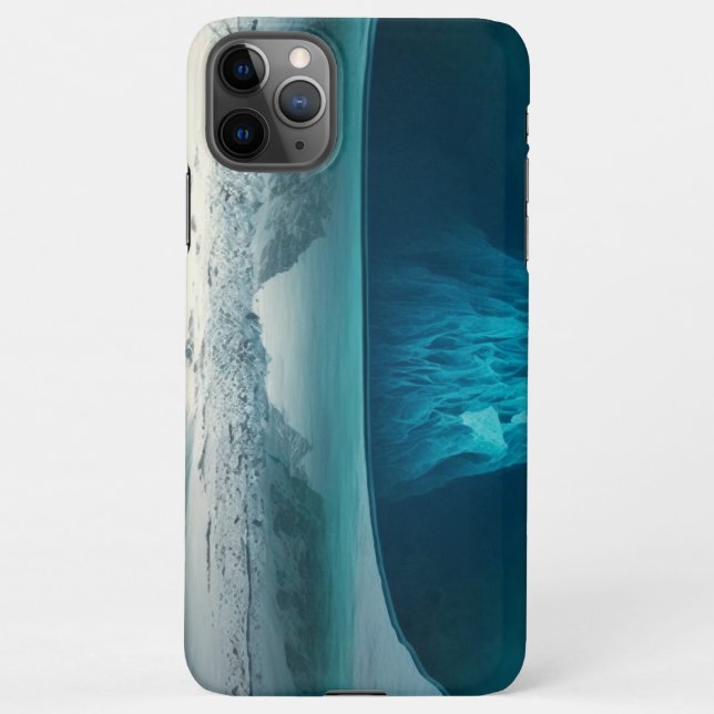 Funda Para iPhone Icy Mountain View (Reverso)