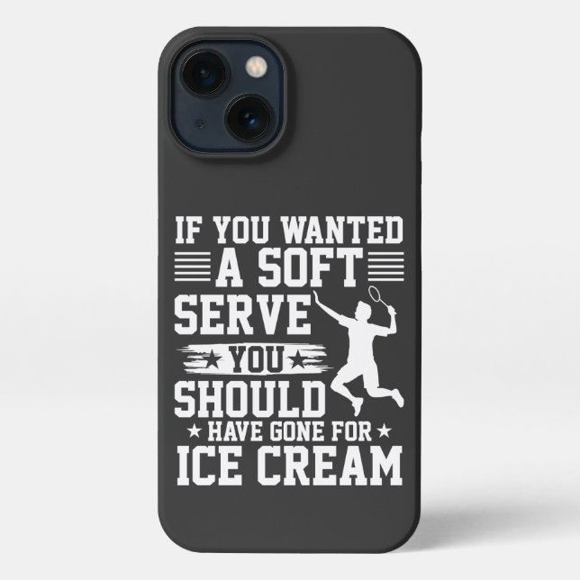 Funda Para iPhone If You Wanted A Soft Serve Tennis (Reverso )