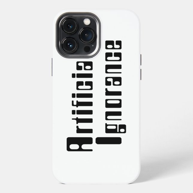 Funda Para iPhone Ignorancia Artificial (Reverso )