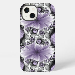 Ilusión Lilac Resumen Arte Fractal Floral Fantasía