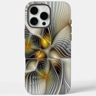 Funda Para iPhone 16 Pro Max Ilusión óptica abstracta fractal 3D con profundida