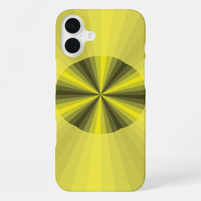 Funda Para iPhone Ilusión óptica Case-Mate Case amarillo (Reverso )