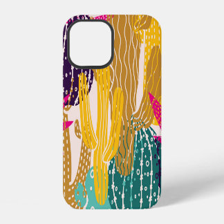 Funda Para iPhone 12 Ilustracion Cactus Vintage sin soldadura.