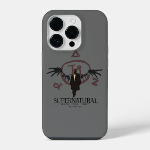 Funda Para iPhone 14 Pro Ilustración de Castiel sobrenatural