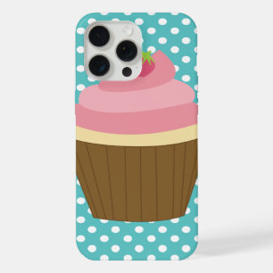 Ilustración de Cupcake de Fresa Rosa