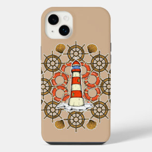 Funda Para iPhone 14 Plus Ilustración de Faro Costero