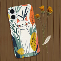 Ilustracion de gato adorable