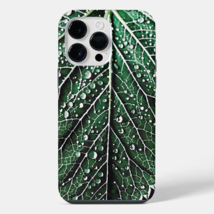 Funda Para iPhone 14 Pro Max Ilustración de hoja macro