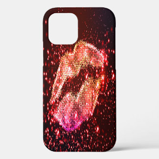 Funda Para iPhone 12 Ilustración de labios editable: Diseño gráfico sim
