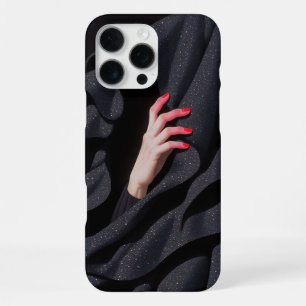 Funda Para iPhone 16 Pro Max Ilustración de mano de hijab nocturna estrellada o