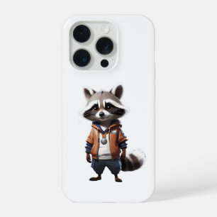 Ilustración de mapache genial y adorable